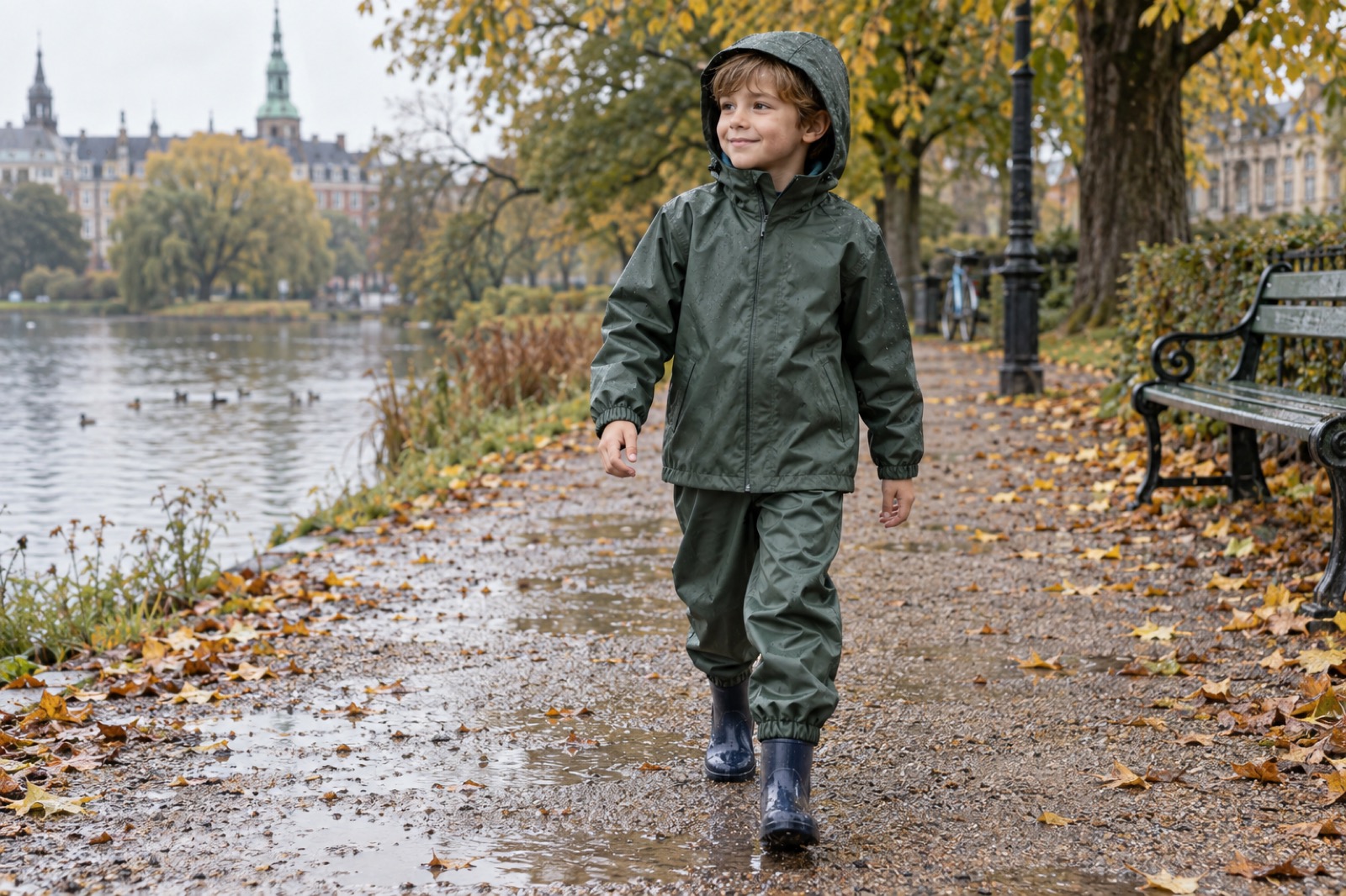 Regntøj til børn: Det skal fungere på hug, ikke kun på bøjlen
