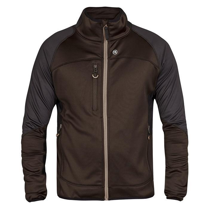 Feengel Xtreme Midlayercardigan  Mokkabrunsortxs