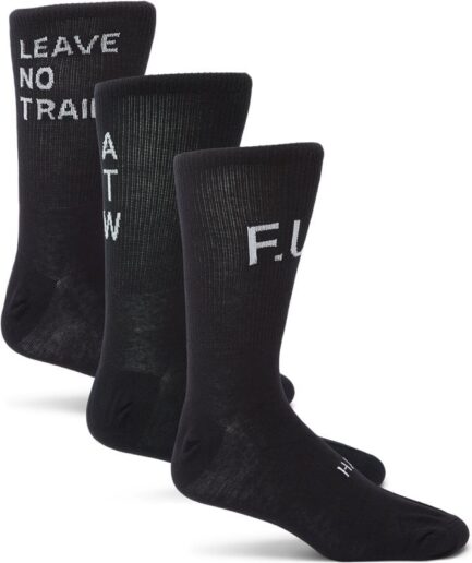 Halo Cotton Socks Black