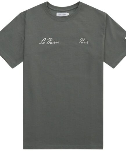 Le Baiser Garonne Tshirt Steel Green