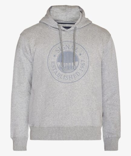 Signal Hoodie Marius Light Grey MelangeLarge