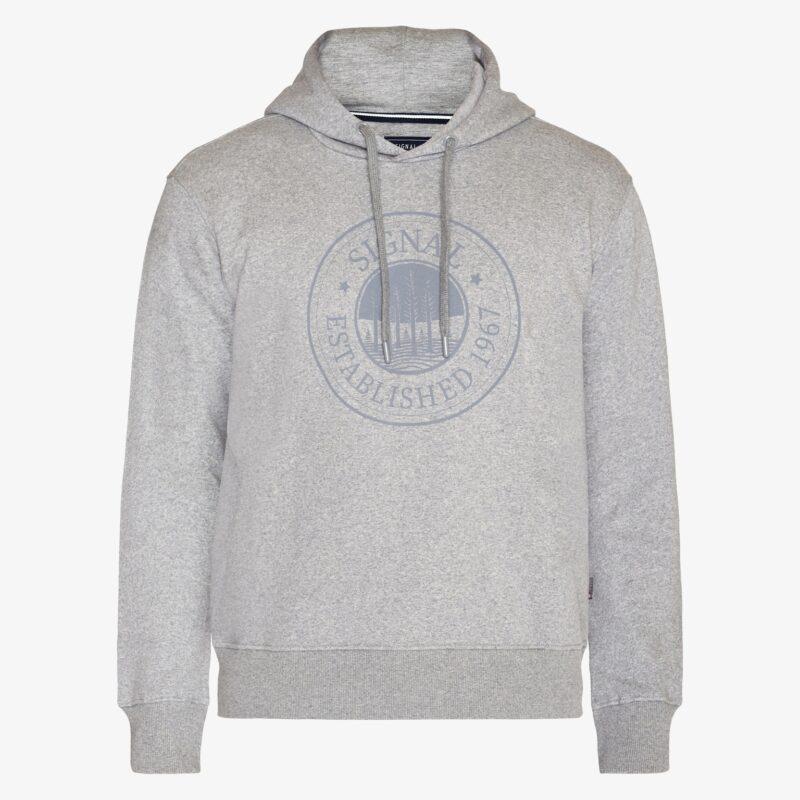 Signal Hoodie Marius Light Grey MelangeMedium