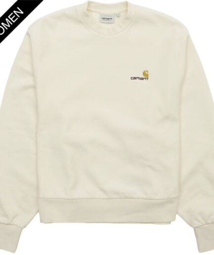 Carhartt Women W American Script Sweat I Natural