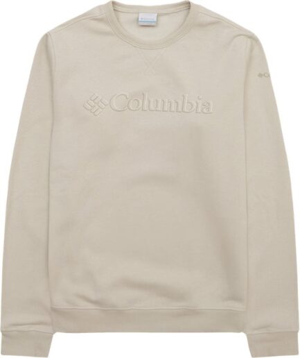 Columbia M Columbia Logo Fleece Crew Sand