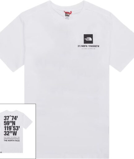 The North Face Coordinates Ss Tee Hvid