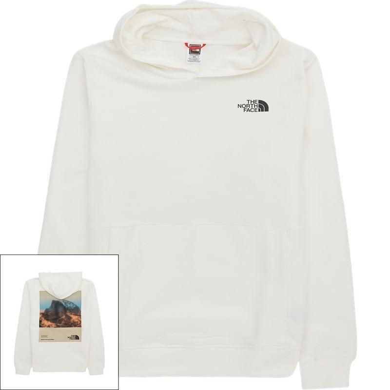 The North Face D Graphic Hoodie Hvid