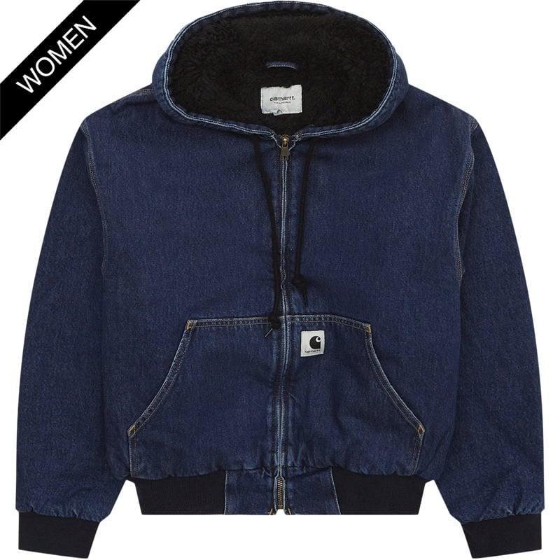 Carhartt Women W Og Active Jacket I Blue Stone Washed