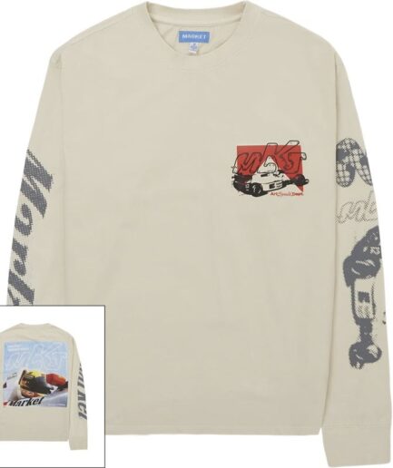 Chinatown Market Corsa Longsleeve Ecru