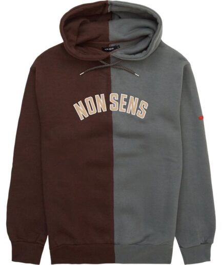 Nonsens Enroe Hoodie Browngreen