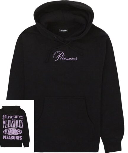 Pleasures Now Stack Hoodie Black