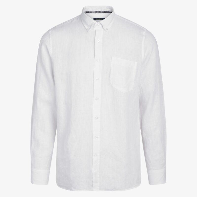 Signal Skjorte Andreas Linen Whitexlarge