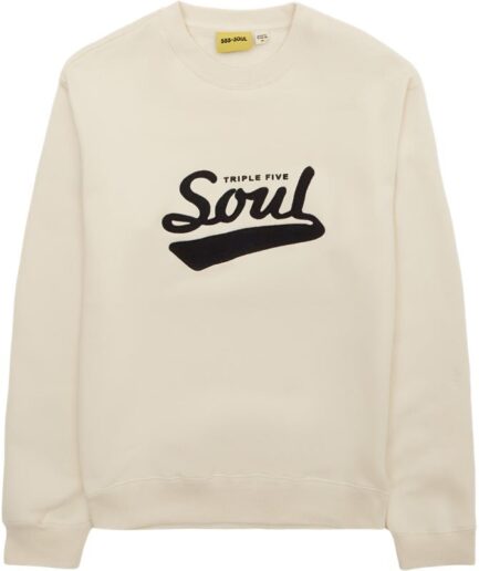 Triple Five Soul Velvet Soul Crewneck Cream