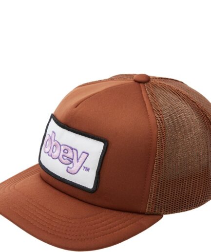 Obey Obey Marked Cap Brun