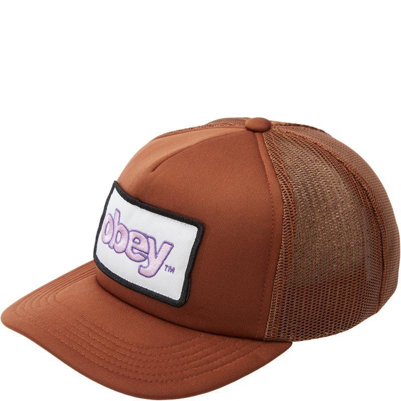 Obey Obey Marked Cap Brun