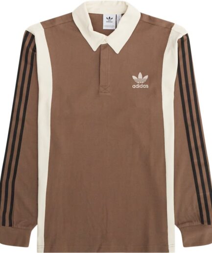 Adidas Originals Rugby Shirt Is Brun