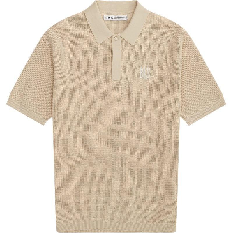 Bls Will Knit Polo Sand