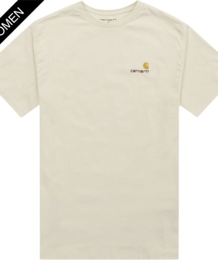 Carhartt Women W Ss American Script Tshirt I Natural