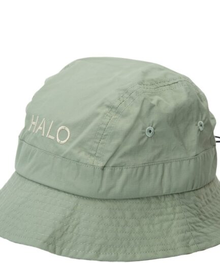 Halo Bucket Hat Agave Green