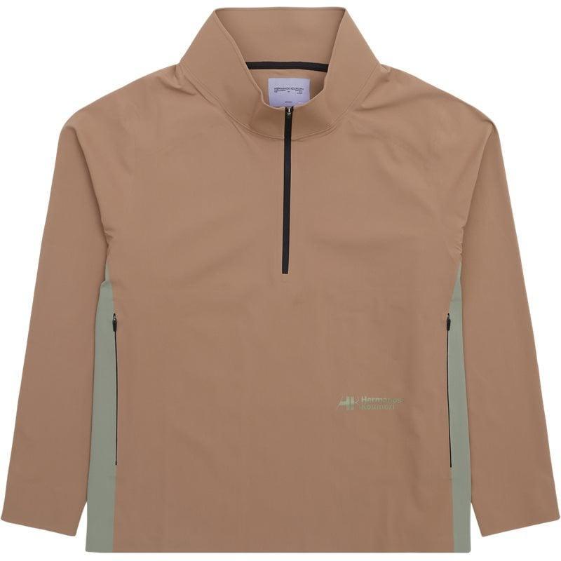 Hermanos Koumori Nomad Half Zip Jacket Brown