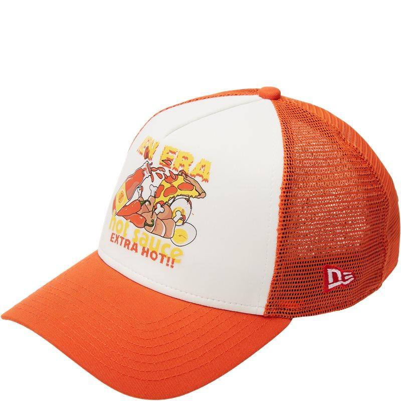 New Era Hot Sauce Trucker Cap Orange