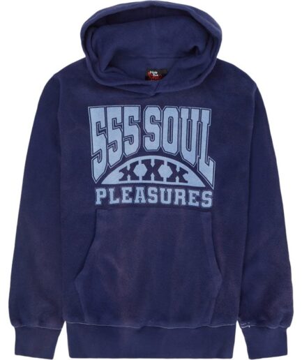 Pleasures Now Pleasures X  Soul x Inside Out Hoodie Navy