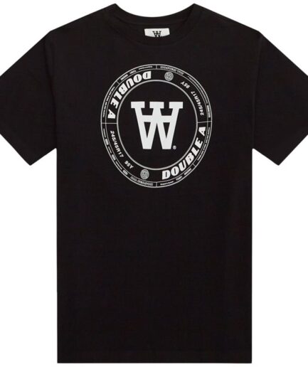 Wood Wood Asa Tirewall Tshirt Black