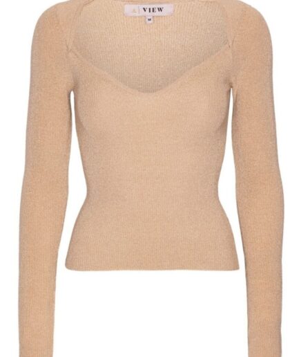 AView  Bluse  Alexandra Knit Blouse  Sand