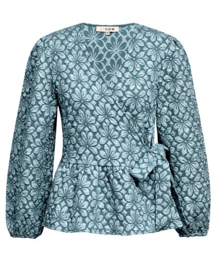 AView  Bluse  Susanna Blouse  Dusty Blue