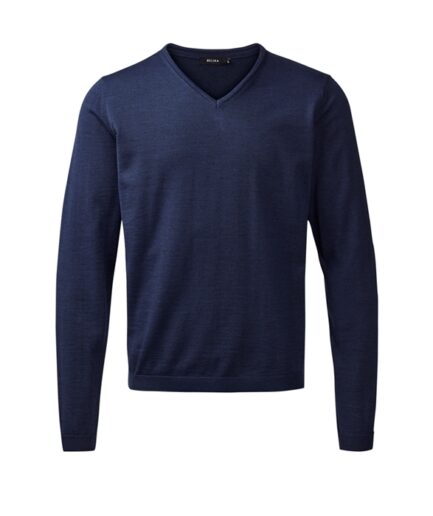 Belika Pullover  Vhals  Dark Blue Melange