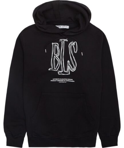 Bls Handwritten Capital Hoodie Sort