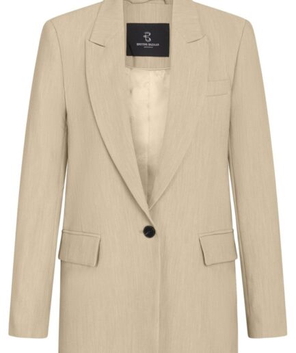 Bruuns Bazaar  Blazer  CindySusBB Frida Blazer  Beige Melange