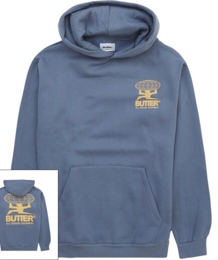 Butter Goods All Terrain Hoodie Blå