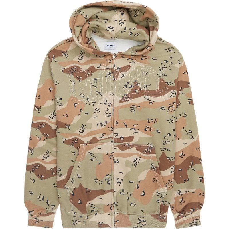 Butter Goods Breakdown Zip Hood Sweatshirts Camo