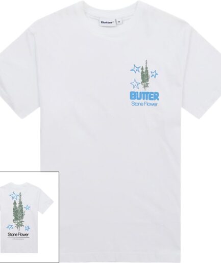 Butter Goods Stone Flower Tee Hvid