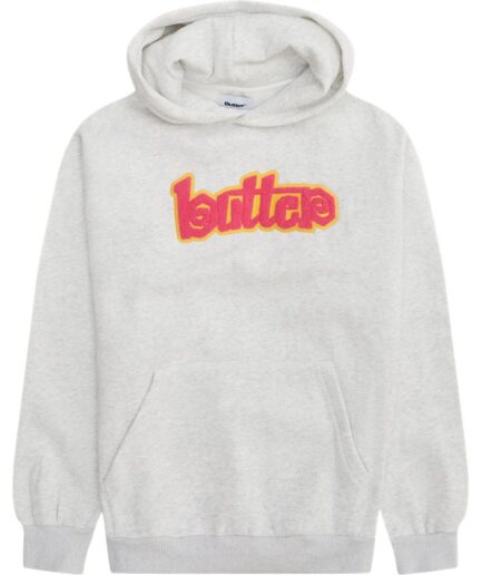 Butter Goods Swirl Hood Sweatshirt Grå