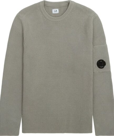 Cp Company  Full Rib Crew Neck Knit