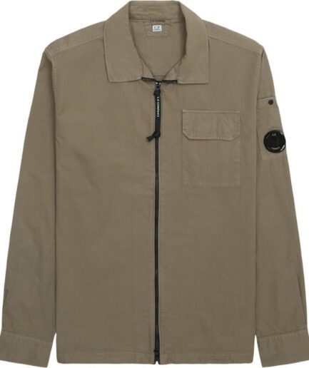 Cp Company  Gabardine Zipped Overshirt