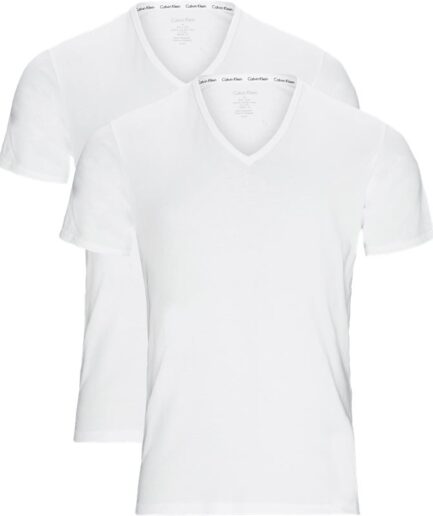 Calvin Klein pack Vneck Tshirts Hvidhvid