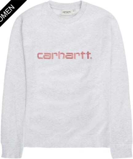 Carhartt Women W Carhartt Sweat I Ash Heatherdusty Rose