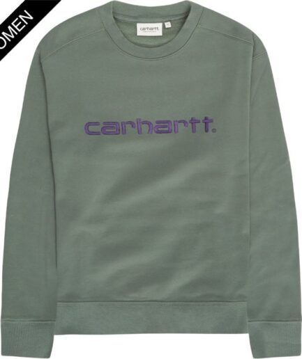 Carhartt Women W Carhartt Sweat I Duck Greenaura