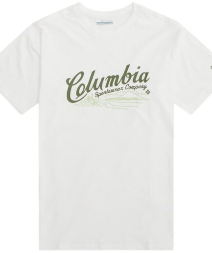 Columbia Rockaway River Graphic Ss Tee Hvid