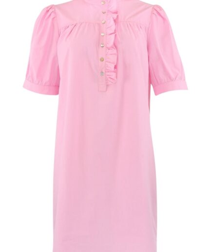 Continue  Kjole  Ariana Poplin Dress SS  Pink