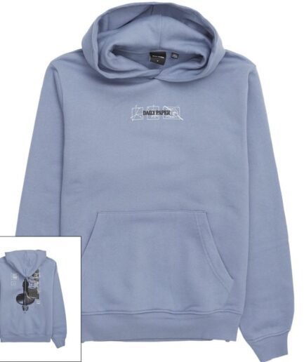 Daily Paper Mirror Hoodie Blue