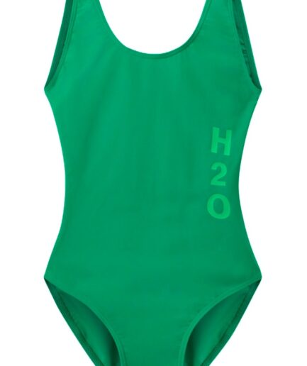 HO  Badedragt  Tornø Logo Swim Suit  Posy Green