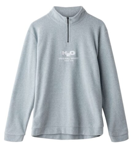 HO  Fleece  Blåvand II Fleece Half Zip  Light Grey Melange