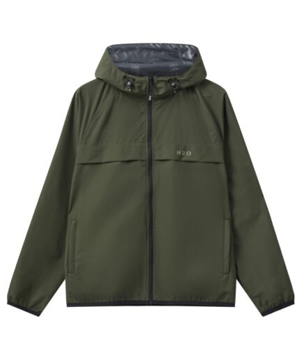 HO  Regnjakke  Basic Rømø LW Rain Jacket  Packable  Army