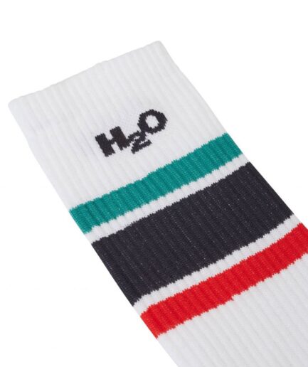 HO  Strømper  Crew Sock  WhiteGreenRedNavy