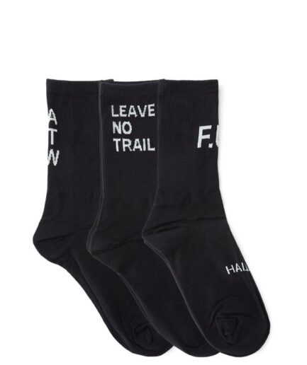 Halo Cotton Socks Black