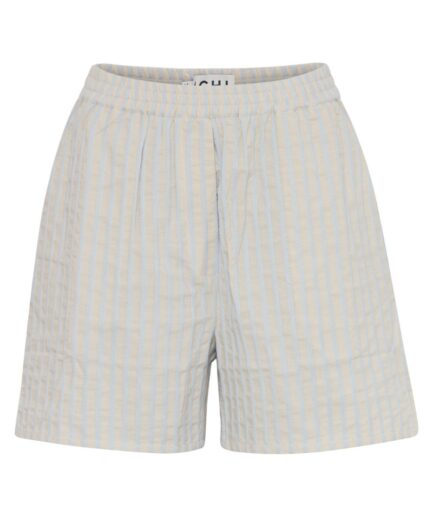 Ichi  Shorts  IH Kadaya SHO  SandshellCashmere Blue stripe