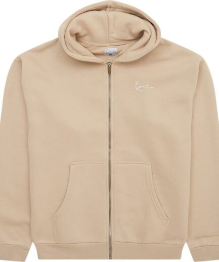 Karl Kani Chest Signature Essential Zip Hoodie Zh Taupe